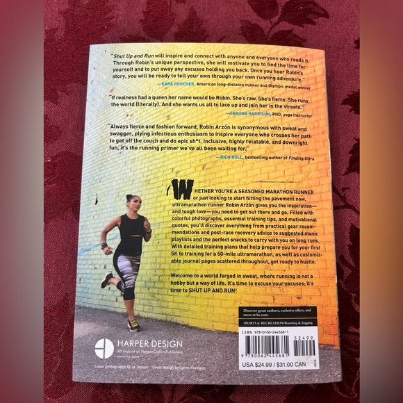 “SHUT UP & RUN”   How to get up, lace up, & sweat with swagger. Robin Arzon - Picture 2 of 6